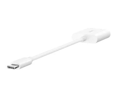 Belkin Adapter USB-C to 3.5 MM AUDIO + kabel USB-C biały