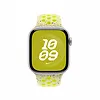 Apple Pasek sportowy Nike w kolorze promiennym zielonożółtym do koperty 42 mm - rozmiar M/L