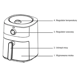 Feel-Maestro Frytownica beztłuszczowa 4,2l 1500W  MR-754