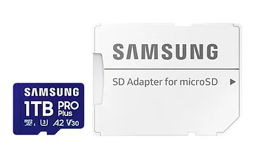 Samsung Karta microSD MB-MD1T0SA/WW 1TB PRO+ + adapter MB-MD1T0SA/EU