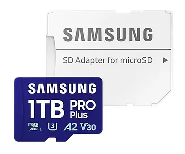 Samsung Karta microSD MB-MD1T0SA/WW 1TB PRO+ + adapter MB-MD1T0SA/EU