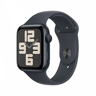 Apple Watch SE GPS, koperta 40 mm z aluminium w kolorze północy z paskiem sportowy w kolorze północy - rozmiar M/L