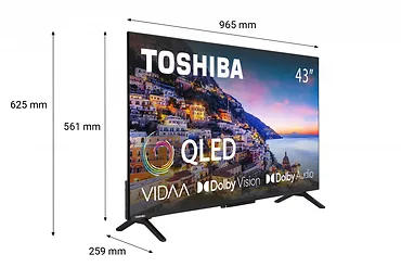 Toshiba Telewizor QLED 43 cale 43QV2463DG