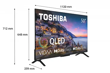 Toshiba Telewizor QLED 50 cali 50QV2463DG