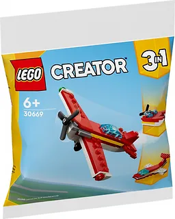 LEGO Klocki Creator 30669 Kultowy czerwony samolot