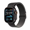 Apple Watch Ultra 2 GPS + Cellular, koperta 49 mm z tytanu w kolorze czarnym z bransoletą mediolańską S z tytanu w kolorze czarnym