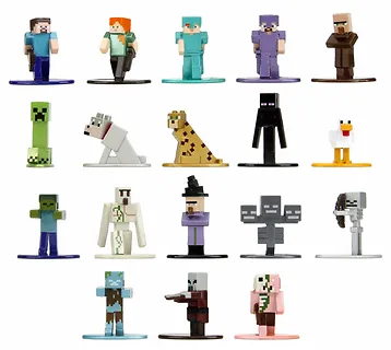 JADA TOYS Zestaw figurek Minecraft 18 pak wave 12