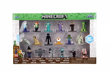 JADA TOYS Zestaw figurek Minecraft 18 pak wave 12