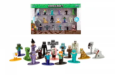 JADA TOYS Zestaw figurek Minecraft 18 pak wave 12