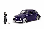 JADA TOYS Pojazd z figurką Wednesday Volkswagen Beetle 1:24