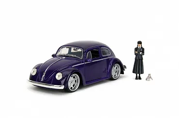 JADA TOYS Pojazd z figurką Wednesday Volkswagen Beetle 1:24