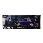 JADA TOYS Pojazd z figurką Wednesday Volkswagen Beetle 1:24