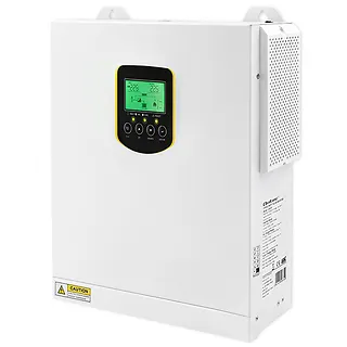 Qoltec Hybrydowy inwerter solarny Off-Grid 2.5kVA | 2.5kW | 100A | MPPT | LCD | BMS | Sinus