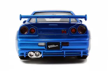 JADA TOYS Pojazd Fast & Furious 2002 Nissan Sky line blue 1:24