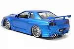 JADA TOYS Pojazd Fast & Furious 2002 Nissan Sky line blue 1:24