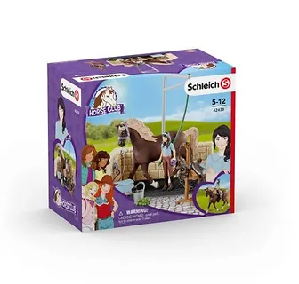 Schleich Zestaw figurek Myjnia dla koni Horse Club Emily Luna