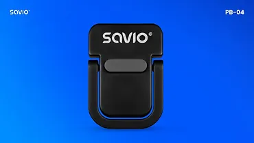 Savio Stopki do laptopa czarne PB-04