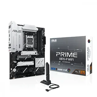 Asus Płyta główna PRIME X870-P WIFI AM5 4 DDR5 HDMI/USB-C