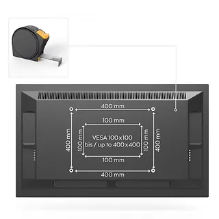 Hama Uchwyt LCD/LED vesa 400x400 full m 65 cali