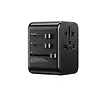 WEKOME Ładowarka / Adapter podróżny Pop Digital Series  EU / UK / US / AU + 3x USB-C & 2x USB-A 30W Czarny