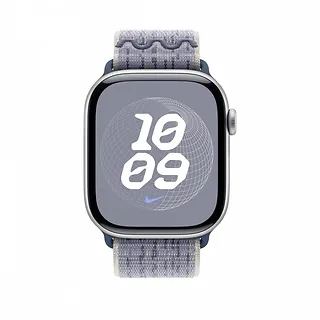 Apple Opaska sportowa Nike w kolorze szarym/niebieskim do koperty 46 mm