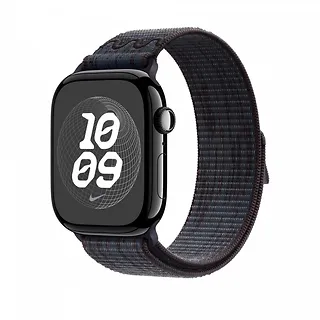 Apple Opaska sportowa Nike w kolorze czarnym/niebieskim do koperty 46 mm