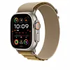 Apple Opaska Alpine w kolorze beżu do koperty 49 mm - rozmiar S - elementy z tytanu w kolorze naturalnym