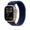 Apple Opaska Trail w kolorze niebieskim do koperty 49 mm - rozmiar M/L - elementy z tytanu w kolorze naturalnym