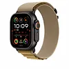 Apple Opaska Alpine w kolorze beżu do koperty 49 mm - rozmiar M - elementy z tytanu w kolorze czarnym