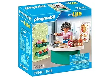 Playmobil Zestaw My Life 71540 Stoisko ze słodyczami