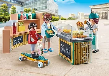 Playmobil Zestaw My Life 71538 Bar z przekąskami