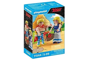 Playmobil Zestaw Asterix 71544 Tragikomiks i Falbala