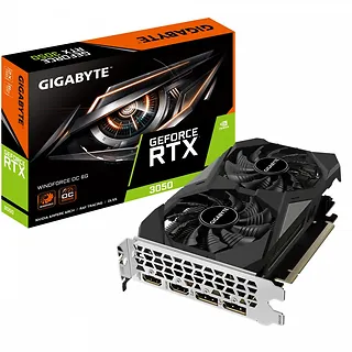 Gigabyte Karta graficzna RTX 3050 WINDFORCE OC 6 GB GDDR6 96bit 2DP/2HDMI