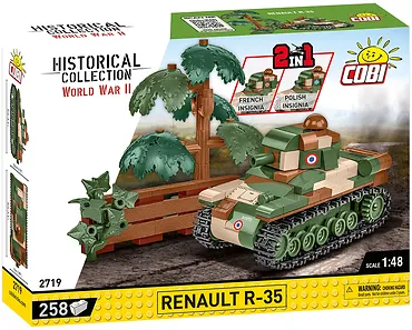 Cobi Klocki Klocki WWII Renault R-35 258 klocków