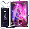 TWINKLY Inteligentne lampki dekoracyjne Strings USB-C (Candies) 200 LED RGB, perły, zielony przewód, 12 m