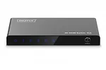 Digitus Przełącznik/Switch 4K HDMI 3x1, 60Hz HDCP 2.3, pilot, Czarny