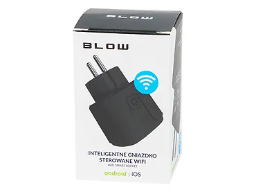 BLOW Inteligentne gniazdko sterowane WiFi TUYA V3 czarne