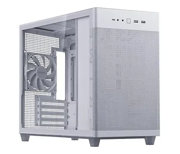 Asus Obudowa Prime AP201 Tempered Glass MicroATX biała