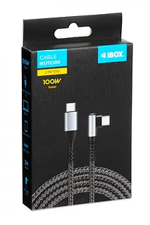 iBOX Kabel Typu-C  IKUTC  100W 90 stopni