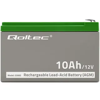 Qoltec Akumulator AGM | 12V | 10Ah | Bezobsługowy | do UPS