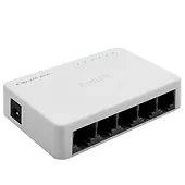 Qoltec SWITCH przełącznik sieciowy 5 x port RJ45 | 100Mbps | Fast Ethernet| LAN