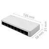 Qoltec SWITCH przełącznik sieciowy 8 x port RJ45 | 100Mbps | Fast       Ethernet | LAN