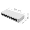 Qoltec SWITCH przełącznik sieciowy 8 x port RJ45 | 1000Mbps | Fast      Ethernet | LAN