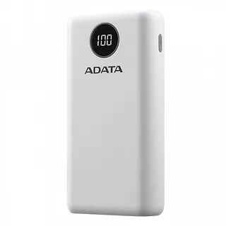 Adata Powerbank P20000QCD 20000mAh Biały QC/PD