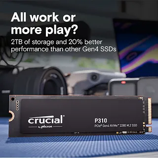 Crucial Dysk SSD P310 2TB M.2 NVMe PCIe 4.0 2280 7100/6000