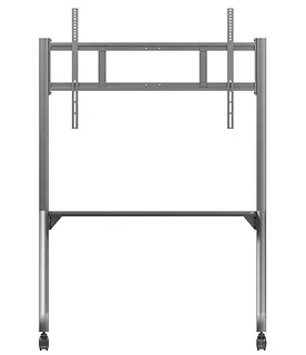 Techly Stojak mobilny TV 55-86cali do 80kg regulowany półka AV