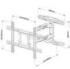 Techly Uchwyt ścienny TV 40-65cali 35 kg obrotowy uchylny