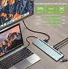 Techly Stacja dokująca notebook USB-C na HDMI/DP/VGA/USB-A/RJ45/SD/USB-C PD