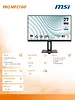 MSI Monitor PRO MP271AP 27 cali /LED/FHD/Flat/100Hz/Black