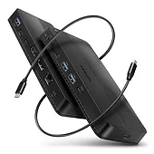 AXAGON HMC-U4 Wieloportowy hub USB 12in1 USB 4.0 40Gbps LAN HDMI DP PD audio